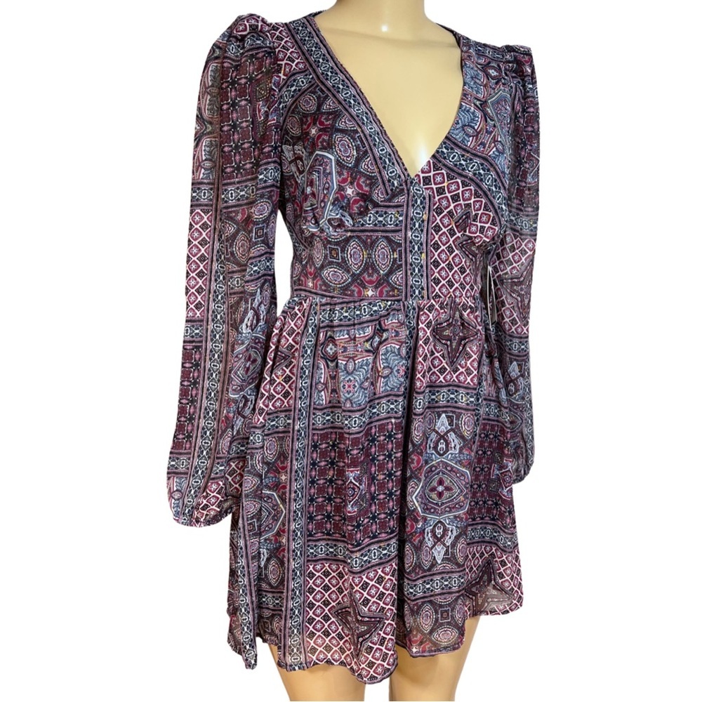 🎩🗝️ NWT $69 Honey & Rosie Multi-colored Dress - Picture 3 of 5